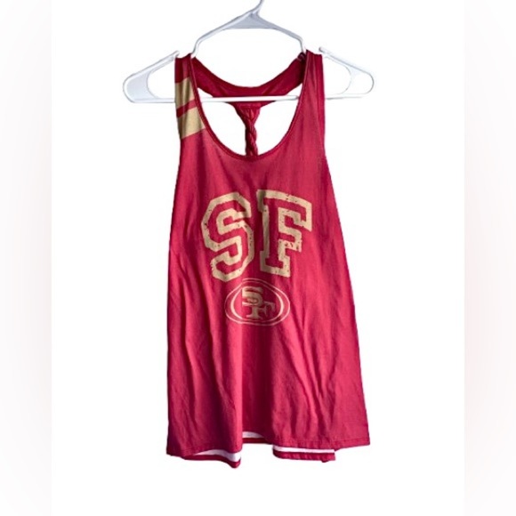 San Francisco 49ers Womens Team Twist Sleeveless Top - Picture 5 of 5